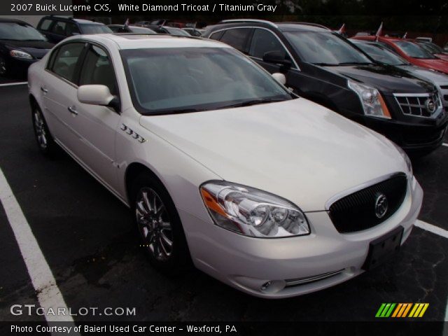 2007 Buick Lucerne CXS in White Diamond Tricoat