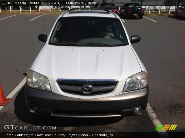 2002 Mazda Tribute ES V6 4WD in Classic White