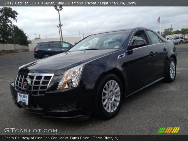 2012 Cadillac CTS 3.0 Sedan in Black Diamond Tricoat