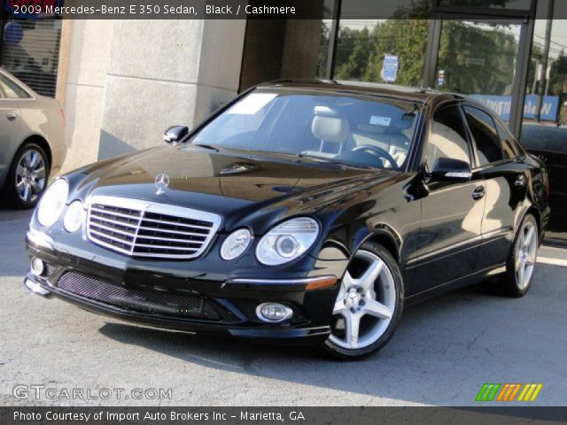 2009 Mercedes-Benz E 350 Sedan in Black