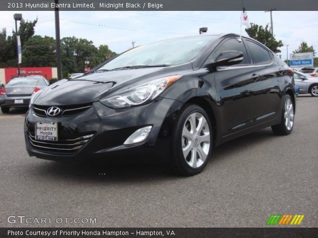 2013 Hyundai Elantra Limited in Midnight Black