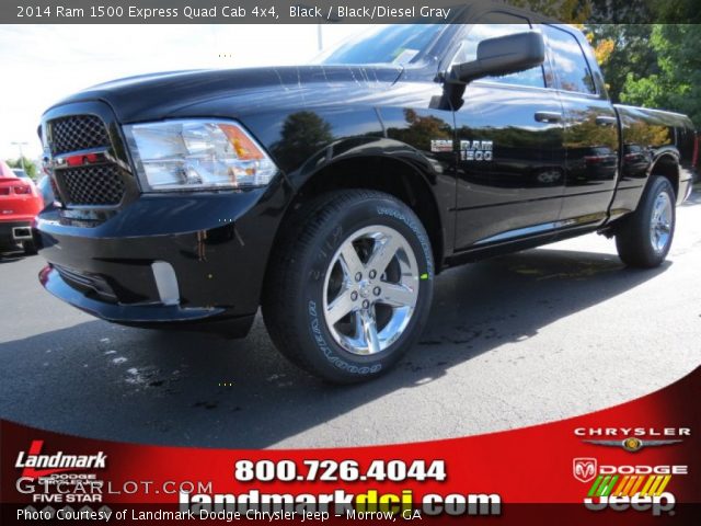 2014 Ram 1500 Express Quad Cab 4x4 in Black