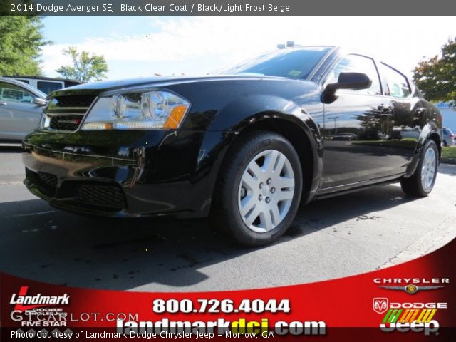 2014 Dodge Avenger SE in Black Clear Coat