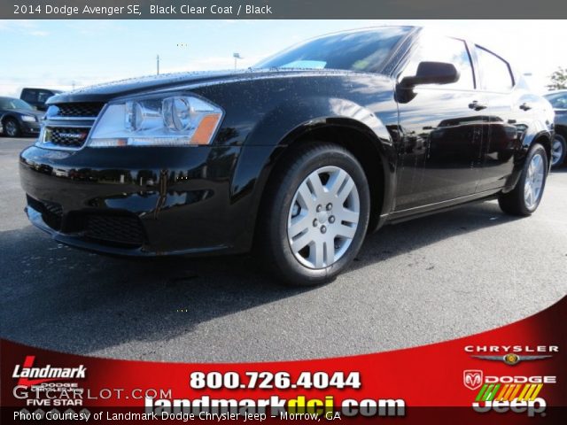 2014 Dodge Avenger SE in Black Clear Coat