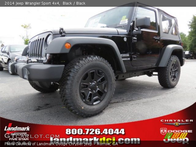 2014 Jeep Wrangler Sport 4x4 in Black