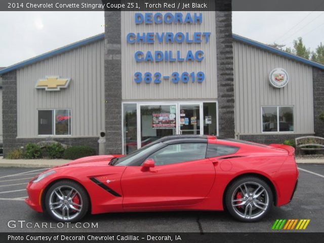2014 Chevrolet Corvette Stingray Coupe Z51 in Torch Red