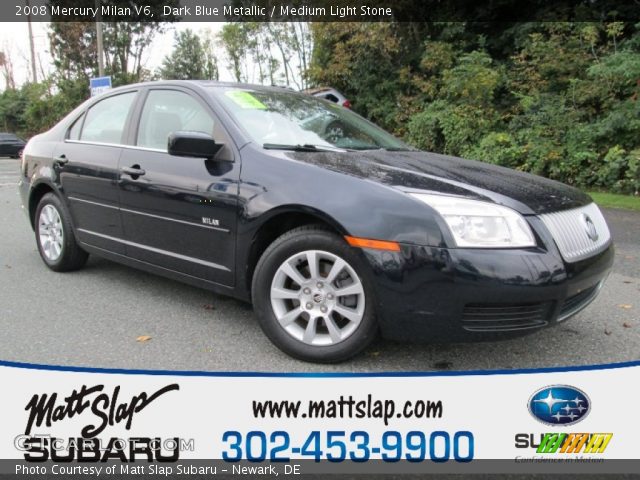 2008 Mercury Milan V6 in Dark Blue Metallic