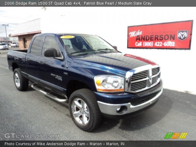 2006 Dodge Ram 1500 ST Quad Cab 4x4 in Patriot Blue Pearl
