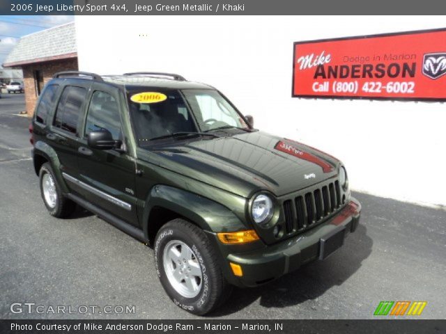 2006 Jeep Liberty Sport 4x4 in Jeep Green Metallic