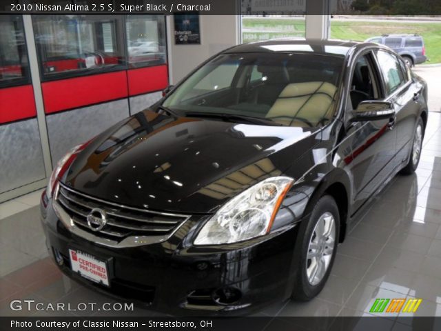2010 Nissan Altima 2.5 S in Super Black