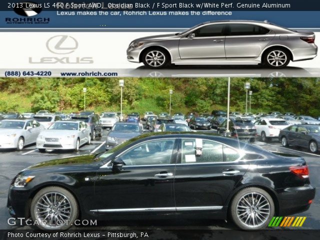 2013 Lexus LS 460 F Sport AWD in Obsidian Black