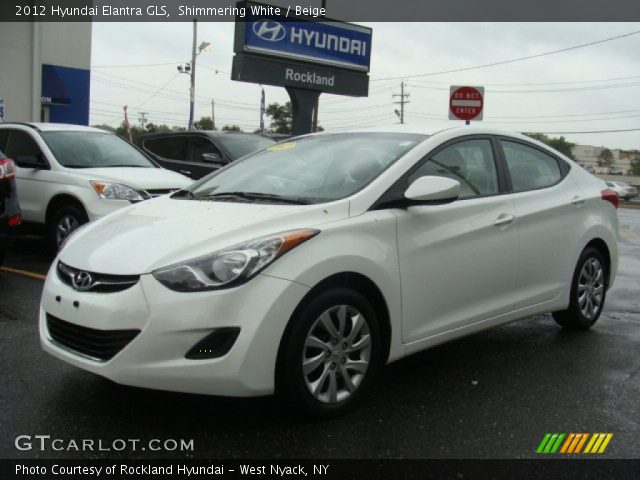 2012 Hyundai Elantra GLS in Shimmering White
