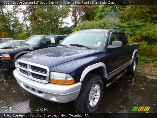 2004 Dodge Dakota SLT Quad Cab 4x4 in Atlantic Blue Pearl