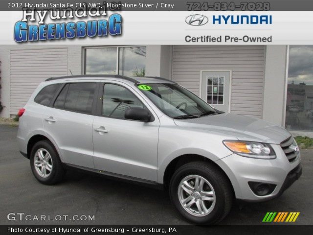 2012 Hyundai Santa Fe GLS AWD in Moonstone Silver