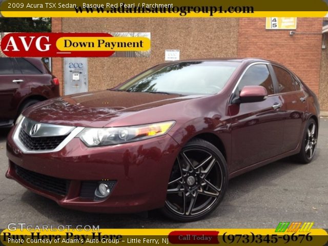 2009 Acura TSX Sedan in Basque Red Pearl