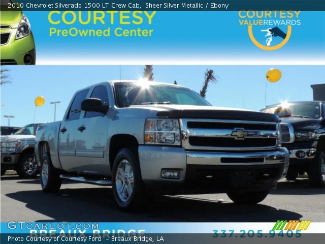 2010 Chevrolet Silverado 1500 LT Crew Cab in Sheer Silver Metallic