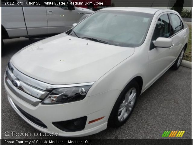 2012 Ford Fusion SE in White Suede
