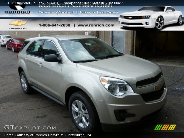 2014 Chevrolet Equinox LS AWD in Champagne Silver Metallic