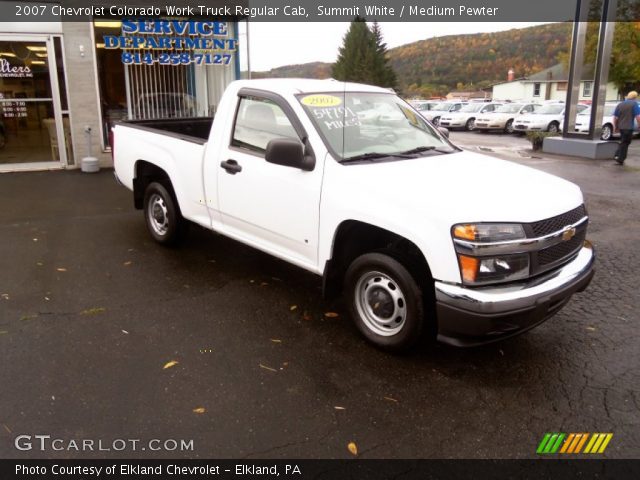 2007 Chevrolet Colorado Work Truck Regular Cab in Summit White