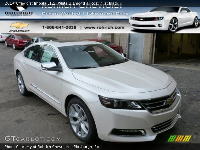 2014 Chevrolet Impala LTZ in White Diamond Tricoat