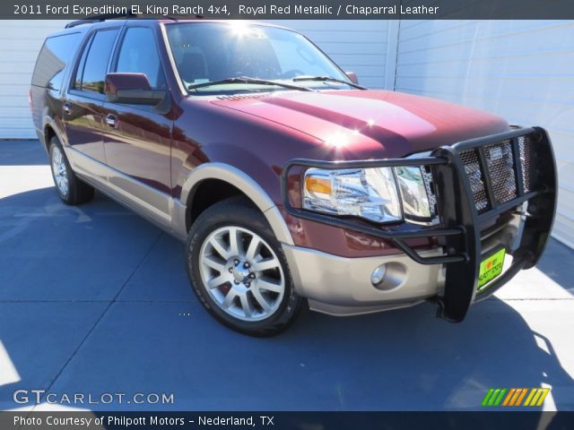 2011 Ford Expedition EL King Ranch 4x4 in Royal Red Metallic