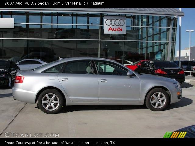 2007 Audi A6 3.2 Sedan in Light Silver Metallic