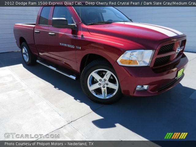 2012 Dodge Ram 1500 Express Quad Cab in Deep Cherry Red Crystal Pearl