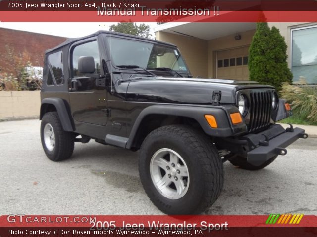 2005 Jeep Wrangler Sport 4x4 in Black