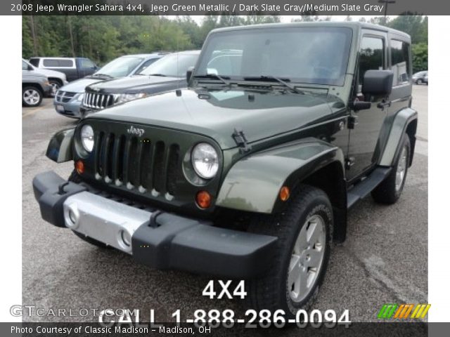 2008 Jeep Wrangler Sahara 4x4 in Jeep Green Metallic