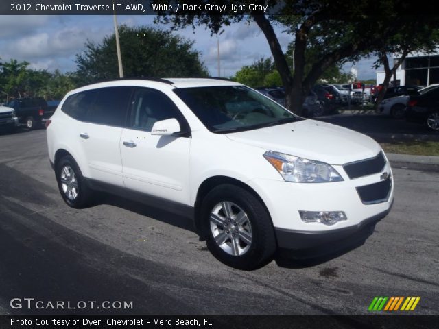 2012 Chevrolet Traverse LT AWD in White