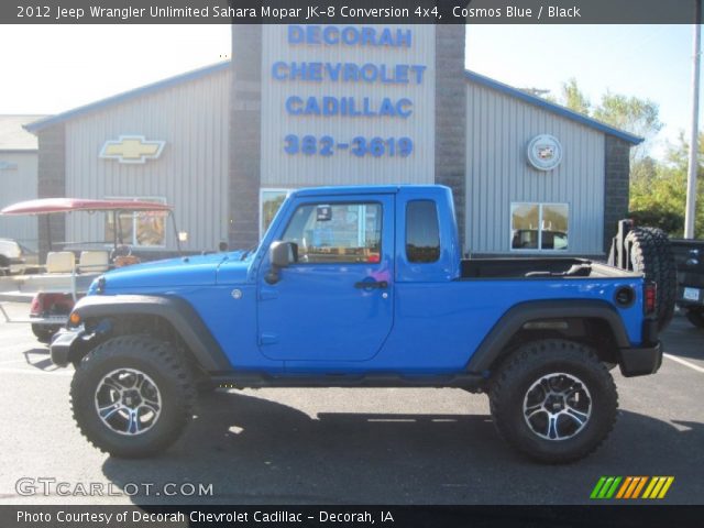2012 Jeep Wrangler Unlimited Sahara Mopar JK-8 Conversion 4x4 in Cosmos Blue