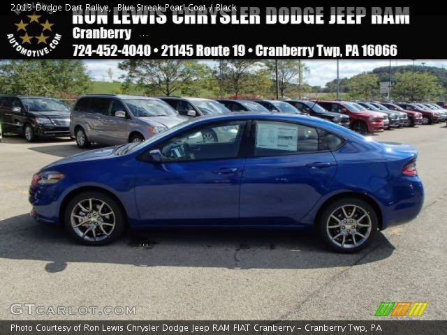 2013 Dodge Dart Rallye in Blue Streak Pearl Coat