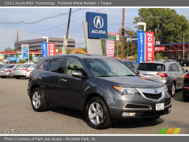2011 Acura MDX Technology in Polished Metal Metallic