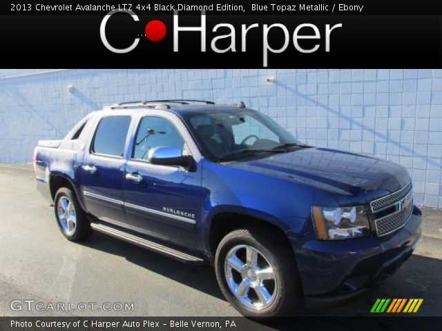 2013 Chevrolet Avalanche LTZ 4x4 Black Diamond Edition in Blue Topaz Metallic