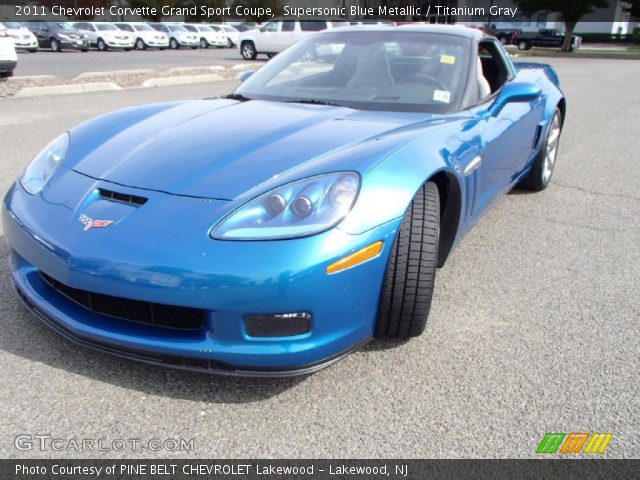 2011 Chevrolet Corvette Grand Sport Coupe in Supersonic Blue Metallic