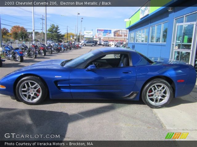 2003 Chevrolet Corvette Z06 in Electron Blue Metallic