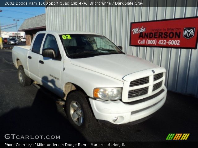 2002 Dodge Ram 1500 Sport Quad Cab 4x4 in Bright White