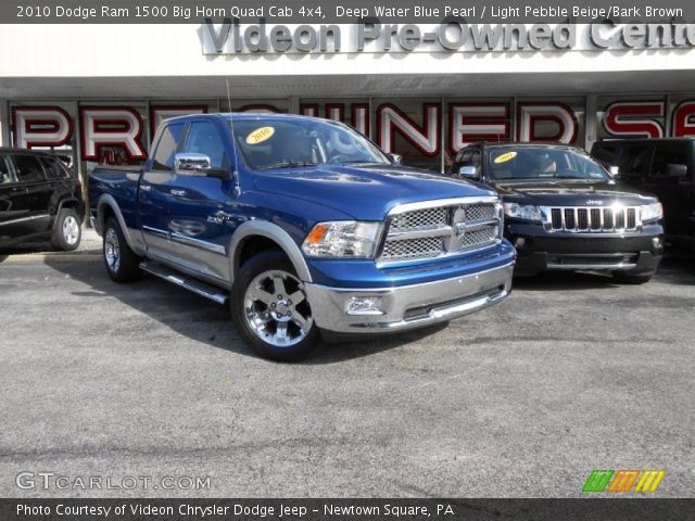 2010 Dodge Ram 1500 Big Horn Quad Cab 4x4 in Deep Water Blue Pearl