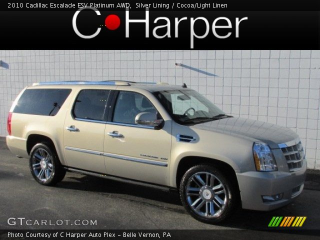 2010 Cadillac Escalade ESV Platinum AWD in Silver Lining