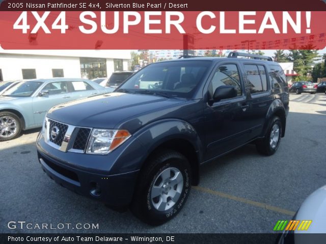 2005 Nissan Pathfinder SE 4x4 in Silverton Blue Pearl