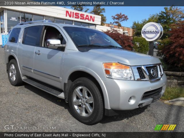 2010 Nissan Armada Platinum 4WD in Silver Lightning Metallic