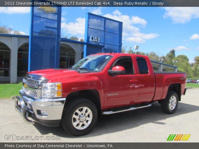 2013 Chevrolet Silverado 2500HD LTZ Extended Cab 4x4 in Deep Ruby Metallic
