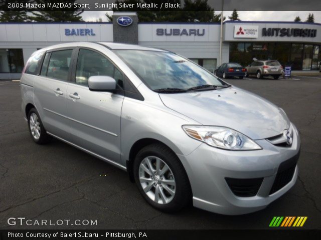 2009 Mazda MAZDA5 Sport in Sunlight Silver Metallic