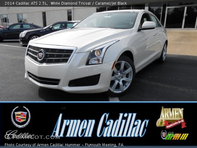 2014 Cadillac ATS 2.5L in White Diamond Tricoat