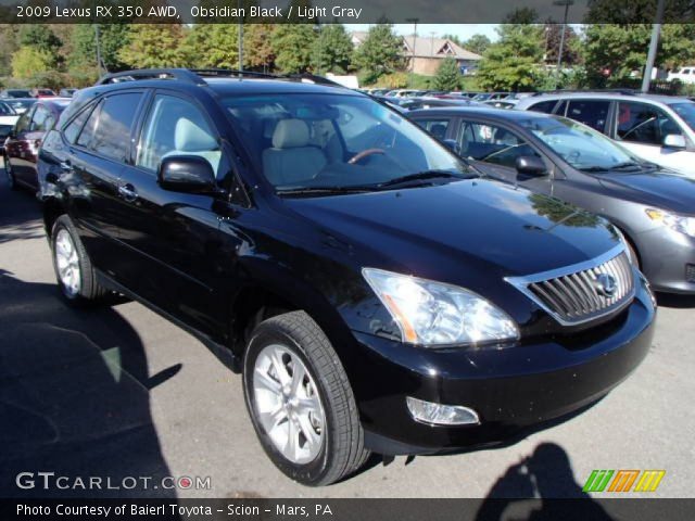 2009 Lexus RX 350 AWD in Obsidian Black