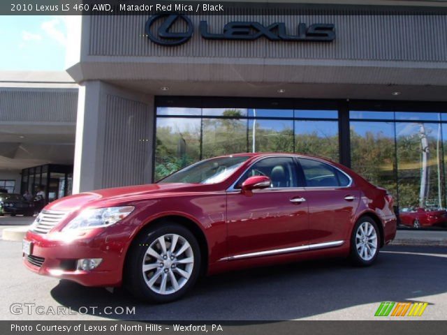 2010 Lexus LS 460 AWD in Matador Red Mica