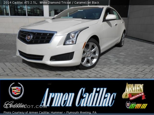 2014 Cadillac ATS 2.5L in White Diamond Tricoat