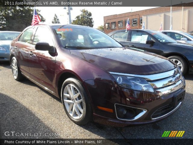 2011 Ford Fusion SEL V6 AWD in Bordeaux Reserve Metallic
