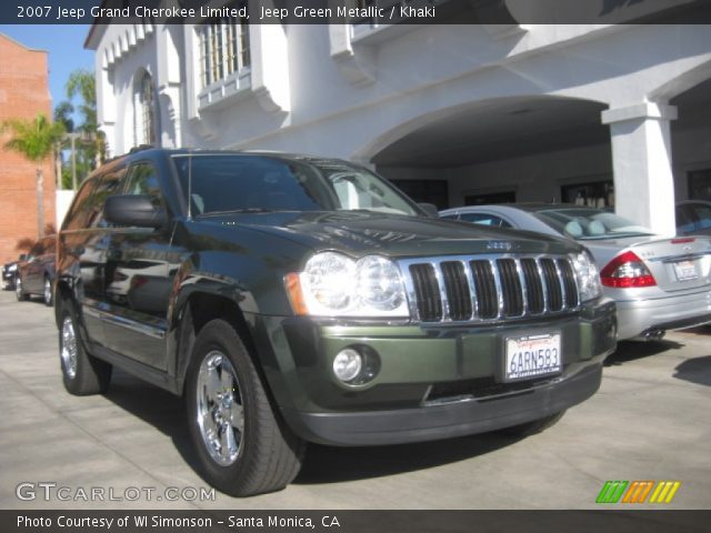 2007 Jeep Grand Cherokee Limited in Jeep Green Metallic