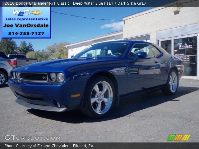 2010 Dodge Challenger R/T Classic in Deep Water Blue Pearl